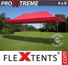 Carpa plegable FleXtents Pro Xtreme 4x8m Rojo