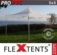 Carpa plegable FleXtents Pro 3x3m Transparente