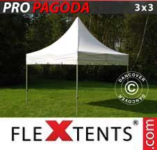 Carpa plegable FleXtents Pro 3x3m Blanco