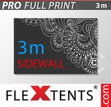 Carpa plegable FleXtents PRO con impresión digital completa 3m
