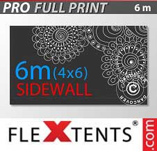 Carpa plegable FleXtents PRO con impresión digital completa 4x6m