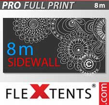 Carpa plegable FleXtents PRO con impresión digital completa 8m