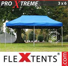 Carpa plegable FleXtents Pro Xtreme 3x6m Azul