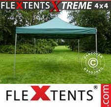 Carpa plegable FleXtents Pro Xtreme 4x4m Verde