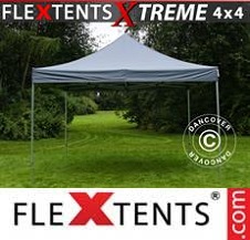 Carpa plegable FleXtents Pro Xtreme 4x4m Gris