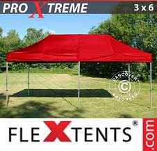 Carpa plegable FleXtents Pro Xtreme 3x6m Rojo