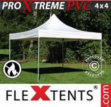 Carpa plegable FleXtents Pro Xtreme 4x4m, Blanco