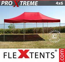 Carpa plegable FleXtents Pro Xtreme 4x6m Rojo