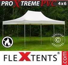 Carpa plegable FleXtents Pro Xtreme 4x6m, Blanco