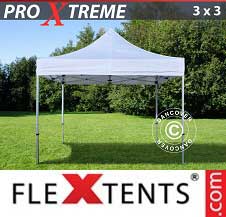 Carpa plegable FleXtents Pro Xtreme 3x3m Blanco