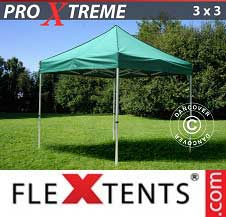 Carpa plegable FleXtents Pro Xtreme 3x3m Verde